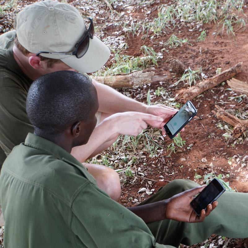 Field research and testing of e-learning user interface | © Ranger Campus | Photo by Stani Groeneweg 2017