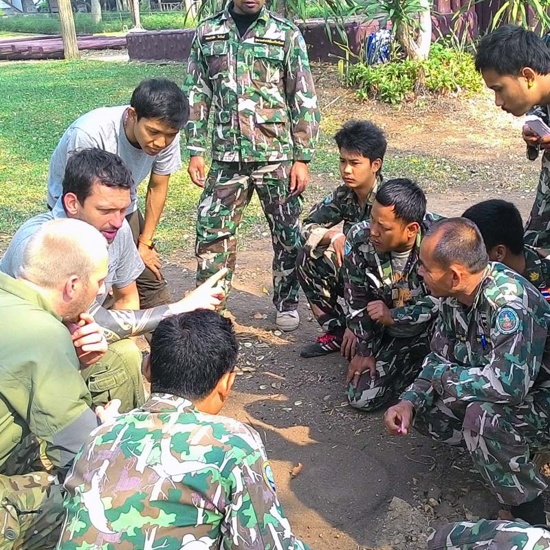 Park ranger training in Sri Nakharin, Thailand | © Ranger Campus | Photo by Alex Godfrey 2015